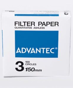 Giấy lọc định lượng số 3 Advantec | Không tro, giữ hạt 5–10 µm, lọc nhanh