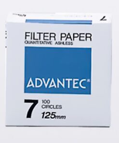 Giấy lọc định lượng số 7 Advantec | Lọc nhanh, không tro, giữ hạt trung bình