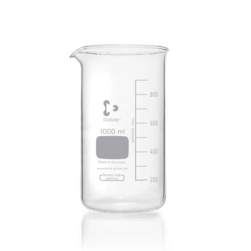 Cốc đốt thủy tinh cao thành DURAN 1000ml