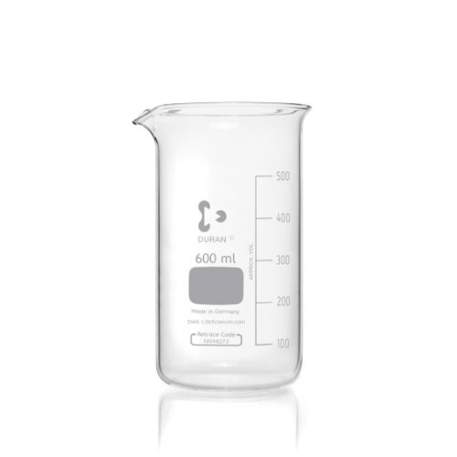 Cốc đốt thủy tinh cao thành DURAN 600ml