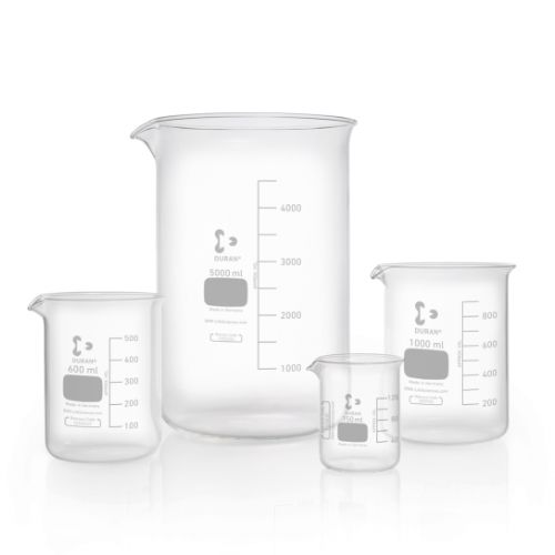 Cốc đốt thủy tinh thấp thành DURAN