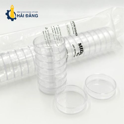 Đĩa petri nhựa Mida 60x15mm tiệt trùng
