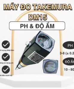 Máy Đo pH và Độ Ẩm Đất Takemura DM15