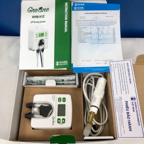 Bộ điều khiển pH và Bơm định lượng Hanna HI981412