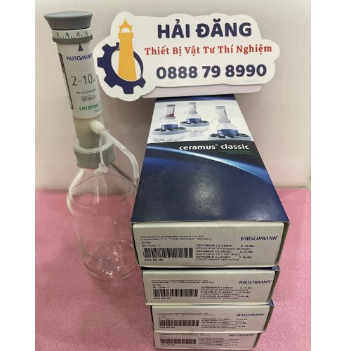Ống định lượng Dispenser ceramus classic 2-10ml - Hirschmann – 9340000