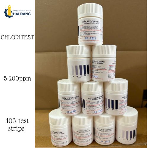 Giấy thử chlorine dư 5–200 ppm