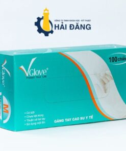 GĂNG TAY CAO SU Y TẾ CÓ BỘT – HỘP 50 ĐÔI – SẢN XUẤT TẠI VIỆT NAM